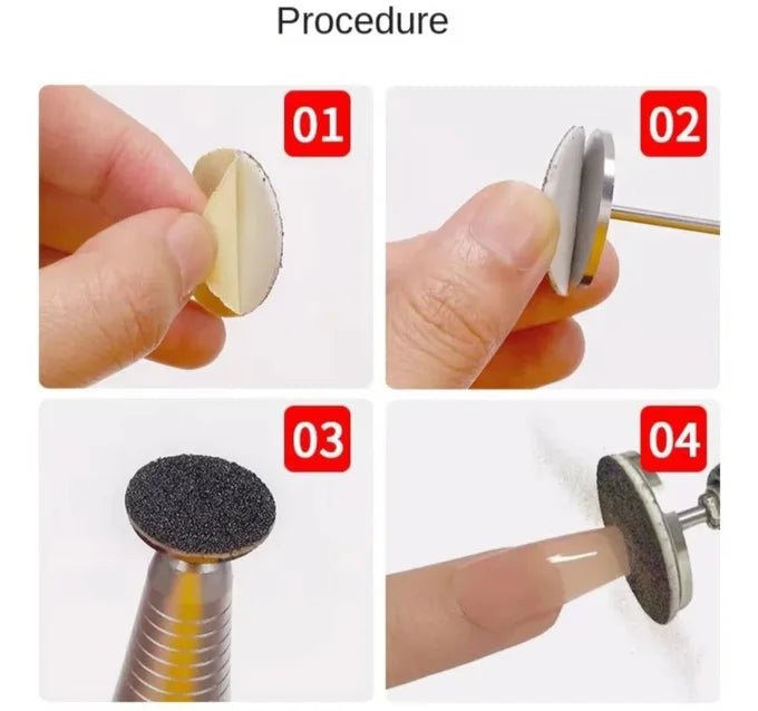 100 disques de ponçage soin pédicure