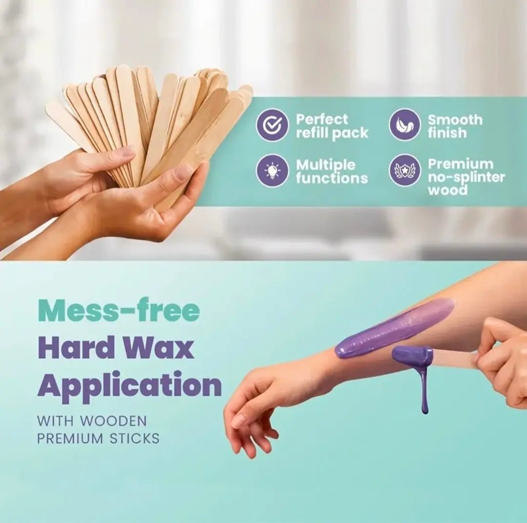 100 Spatules épilation à la cire