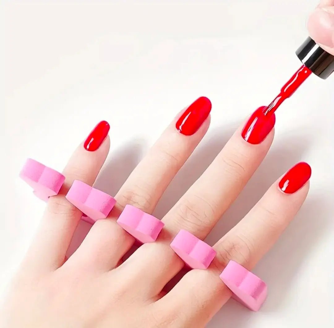 5 Séparateurs de doigts manucure et pédicure