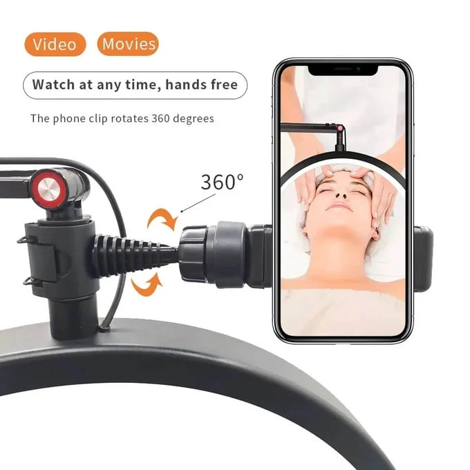 Lampe Led demi-lune avec clip téléphone