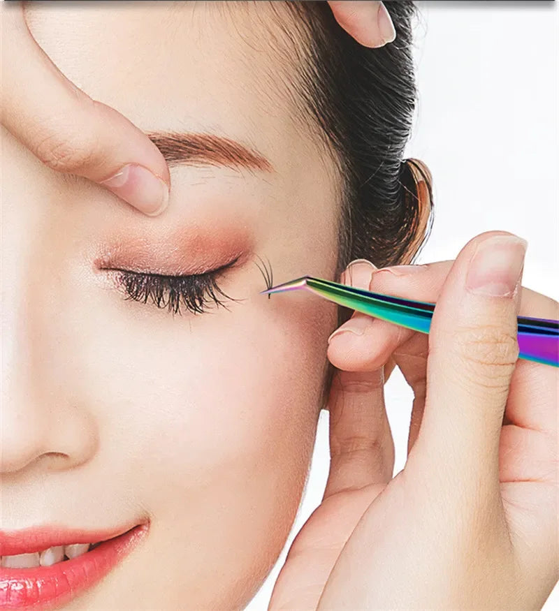 4 pinces pour extension de cils
