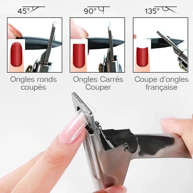 Coupe-ongles professionnel en acier inoxydable