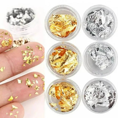 10 Paillettes Dorées-Argentées