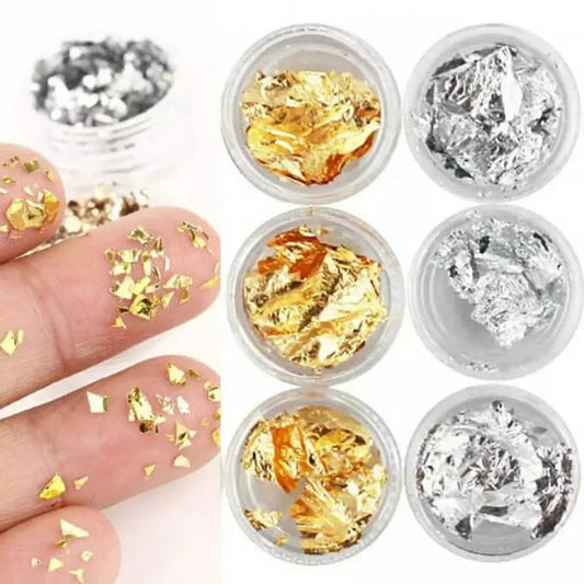 10 Paillettes Dorées-Argentées