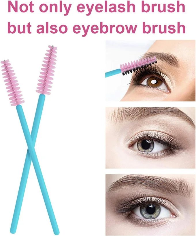 100 Brosses à Cils en cristal jetables