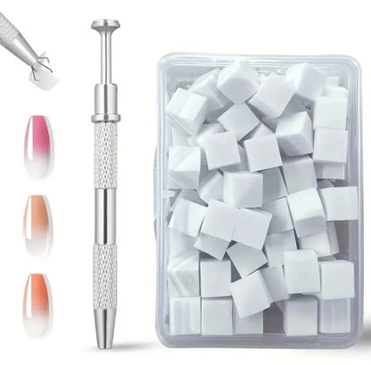 100 Eponge Babyboomer avec Pince Métallique