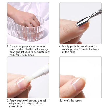 Bols de trempage pour manucure