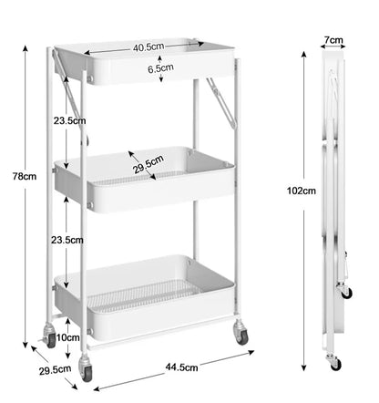 Chariot roulant en métal