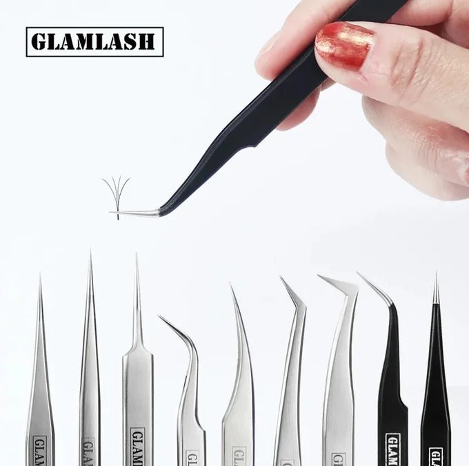 2 Pinces pour extension de cils professionnel