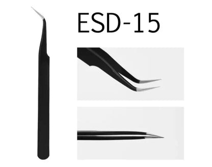 2 Pinces pour extension de cils professionnel
