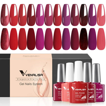 Venalisa ❘ Pack vernis permanent 12 piéces