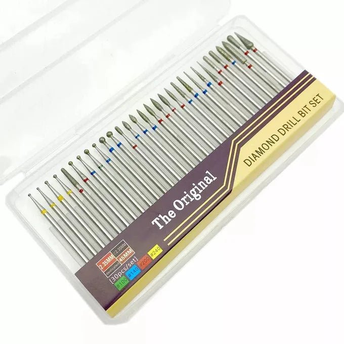 30 Mèches de polissage des ongles