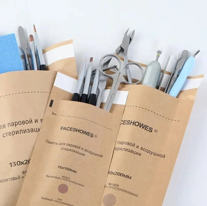 50 Sacs de stérilisation jetable