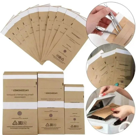 50 Sacs de stérilisation jetable