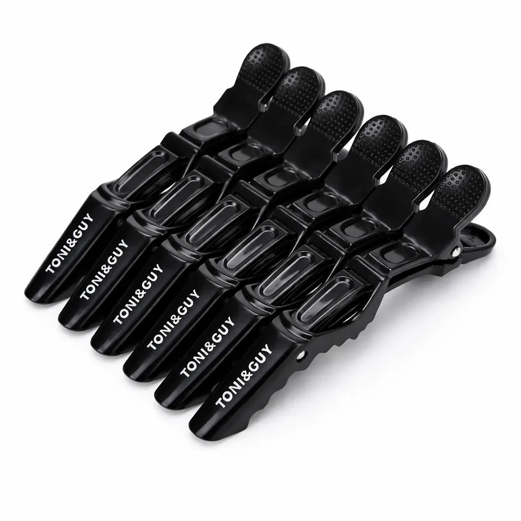 6 Pinces à cheveux en plastique