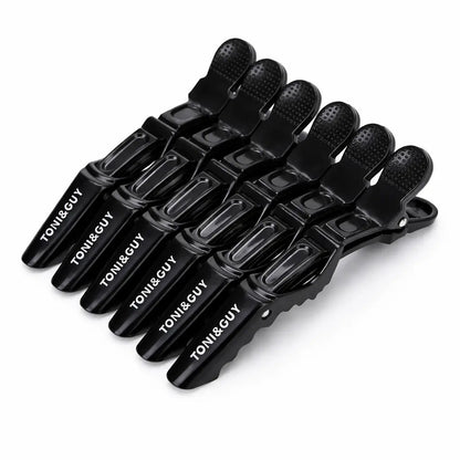 6 Pinces à cheveux en plastique