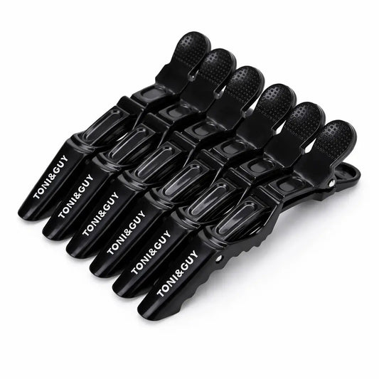 6 Pinces à cheveux en plastique