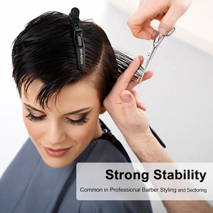 6 Pinces à cheveux en plastique