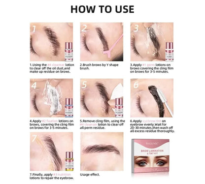 Brow Lamination Kit, 2 In 1 Professional
