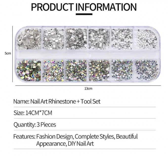 bijoux de décoration d'ongles
