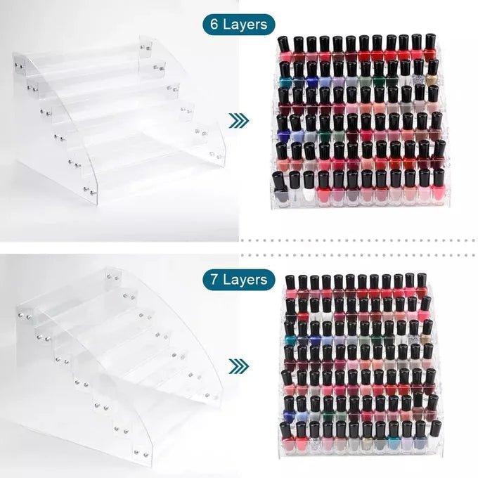 7 Étages Présentoir Vernis à ongles