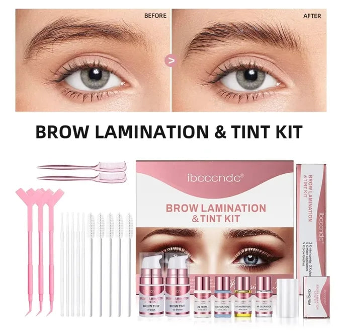 Brow Lamination Kit, 2 In 1 Professional