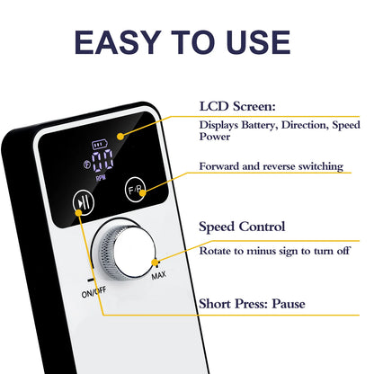 Perceuse à Ongles 45 000 tr/min Sans Fil Rechargeable