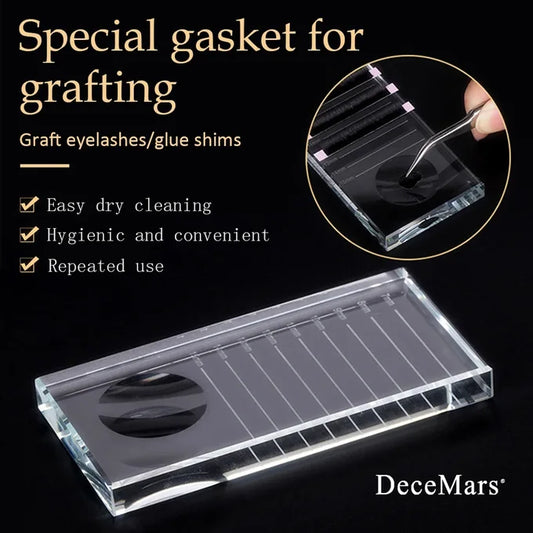 Palette d'extension de cils 2 en 1 en cristal