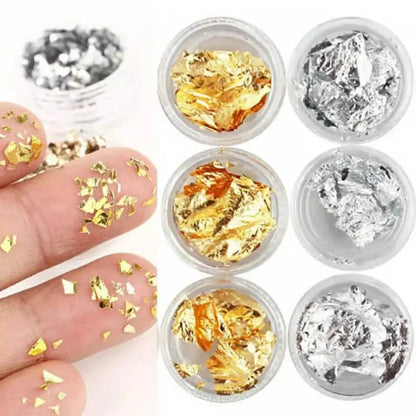 10 Paillettes Dorées-Argentées