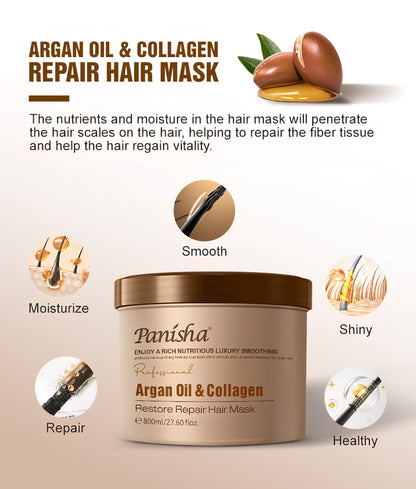 Masque capillaire réparateur professionnel 800ml