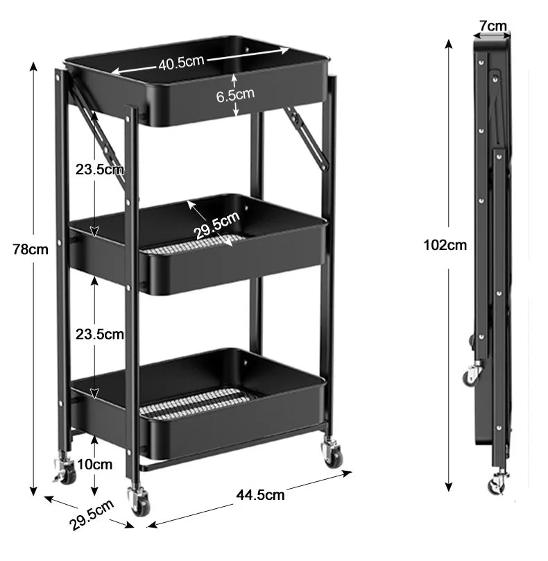 Chariot roulant en métal