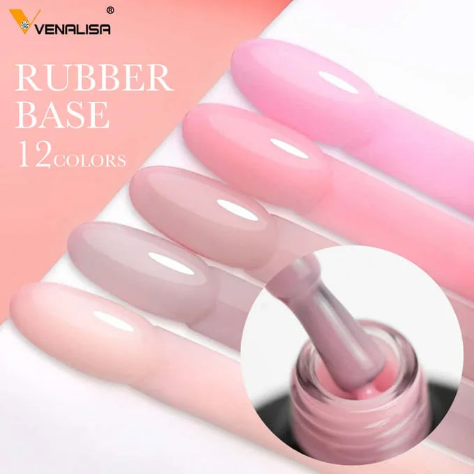 Pack rubber base nail gel 12 piéces
