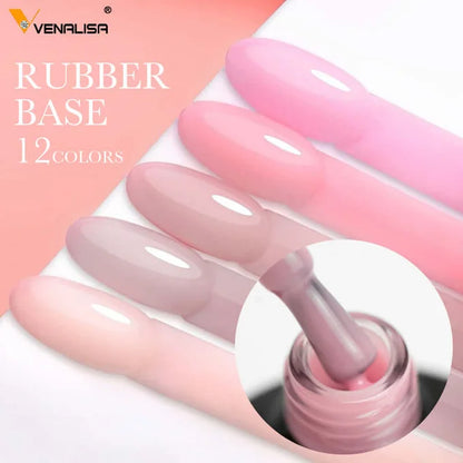 Pack rubber base nail gel 12 piéces