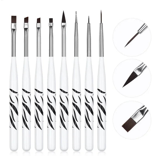 Ensemble de pinceaux à ongle