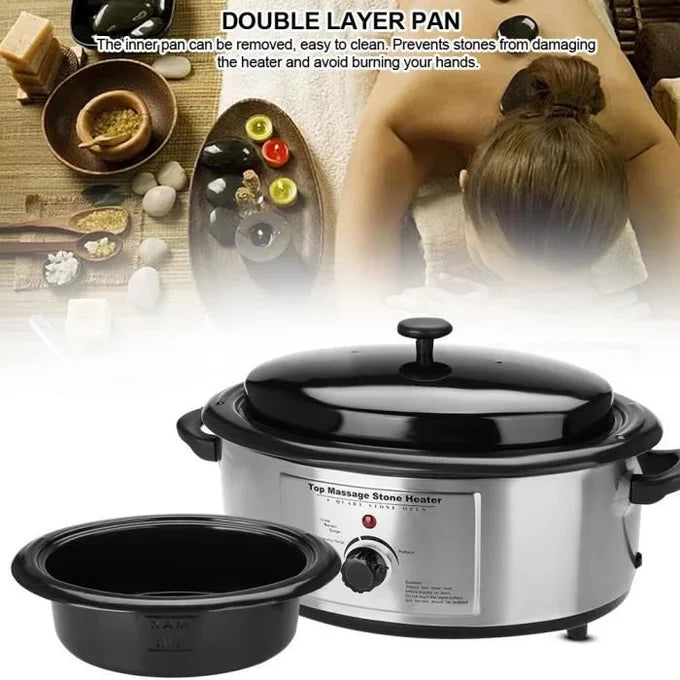 Appareil chauffant thérapie avec 16 pierres