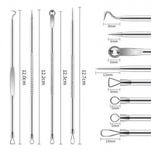 Aiguille d'élimination des points noirs