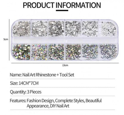 bijoux de décoration d'ongles