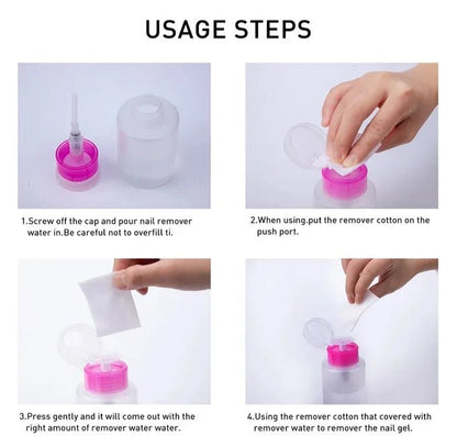 Bouteille pompe Dissolvant de vernis