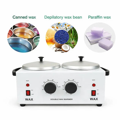 Chauffe cire double cuve professionnelle