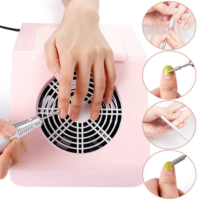 Collecteur de poussiére d'ongles