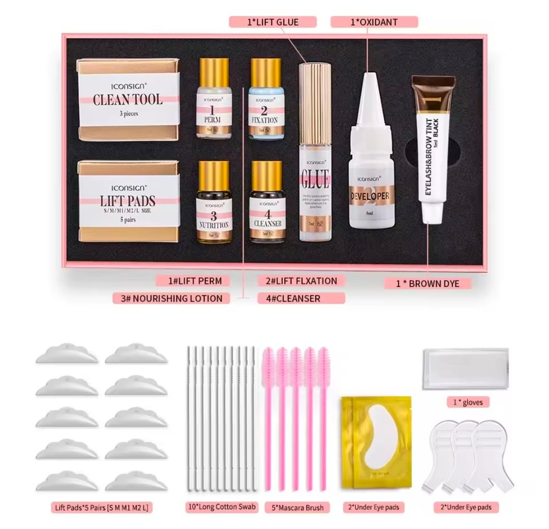 CONSIGN-Kit professionnel de lifting et teinte