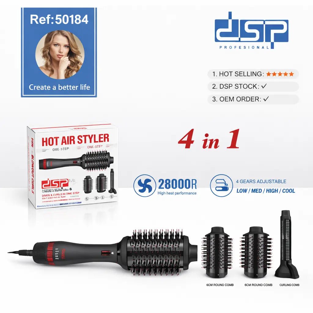 DSP | Pro Hot Air Styler 4 in 1