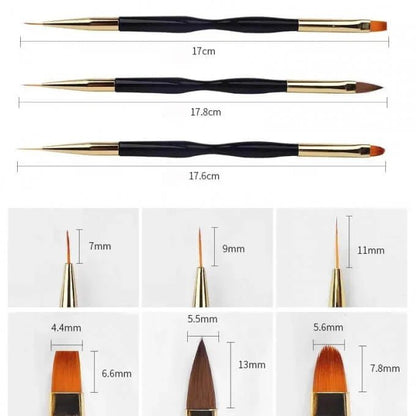 Ensemble de pinceaux pour nail art