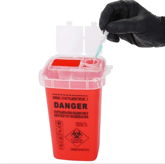 Boîte à déchets de tatouage