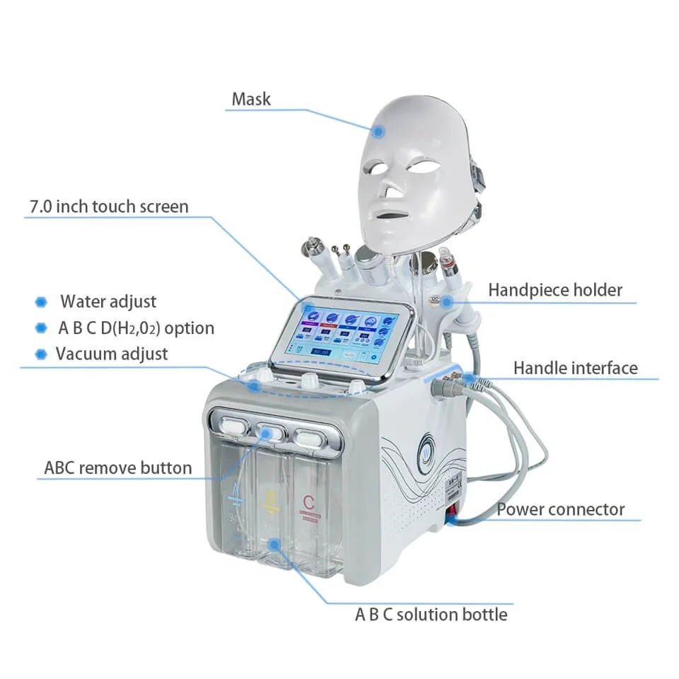 Hydrafacial Machine Professionnel 7 in 1 Garantie