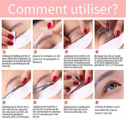 Kit de rehaussement de cils professionnel