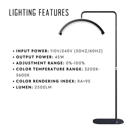 Lampe demi-lune professionnelle réglables