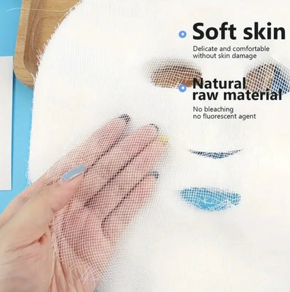 50 Masque facial ultra-fin en gaze