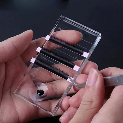 Palette d'extension de cils 2 en 1 en cristal