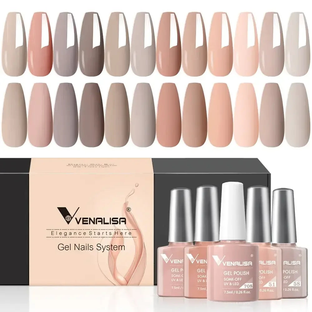 Venalisa ❘ Pack vernis permanent 12 piéces